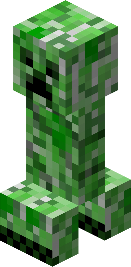 Creeper - Creeper From Minecraft (454x926)