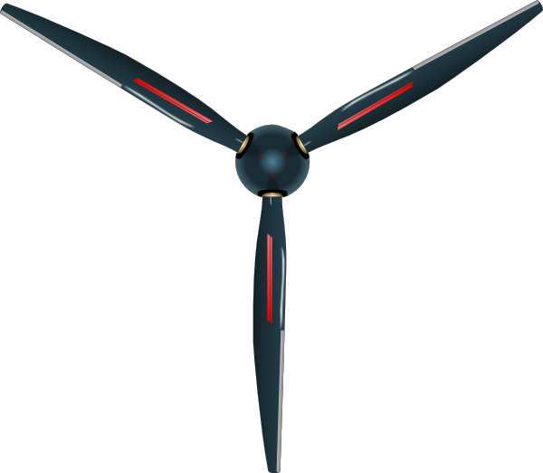 Airplane Propeller Clipart - Пропеллер Пнг (600x523)