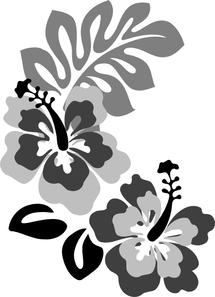 Hibiscus Clip Art (432x598)