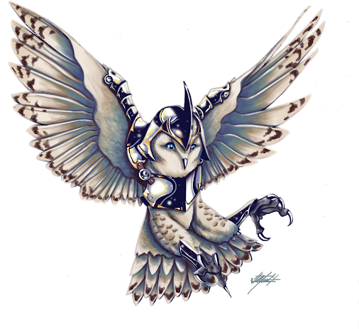 Armored Owls (1600x1600)