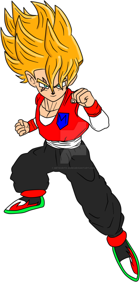 Ssj Meteor - Drawing (755x1057)