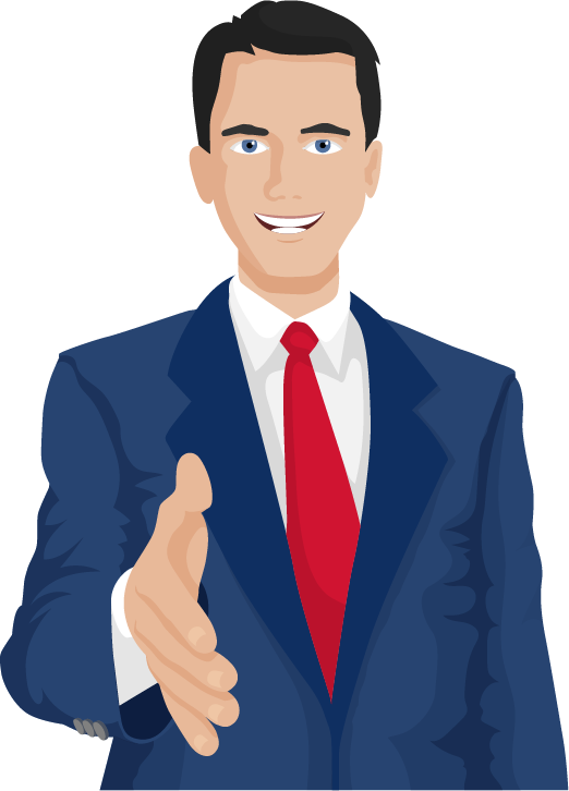 Use Electronic Procurement To Manage Suppliers - Transparent Png Businessman Cartoon (522x726)