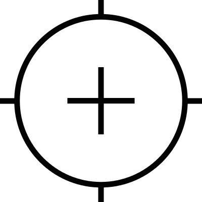 Target With Crosstree Vector - Gun Aim (400x400)