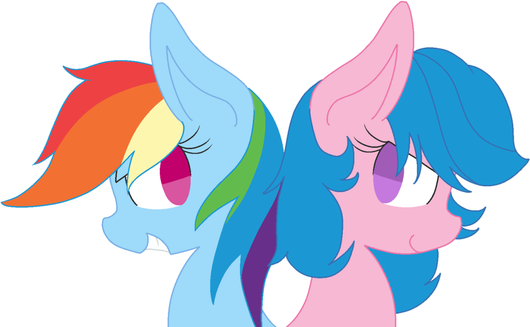 Rainbow Dash And Firefly - Cartoon (1233x648)