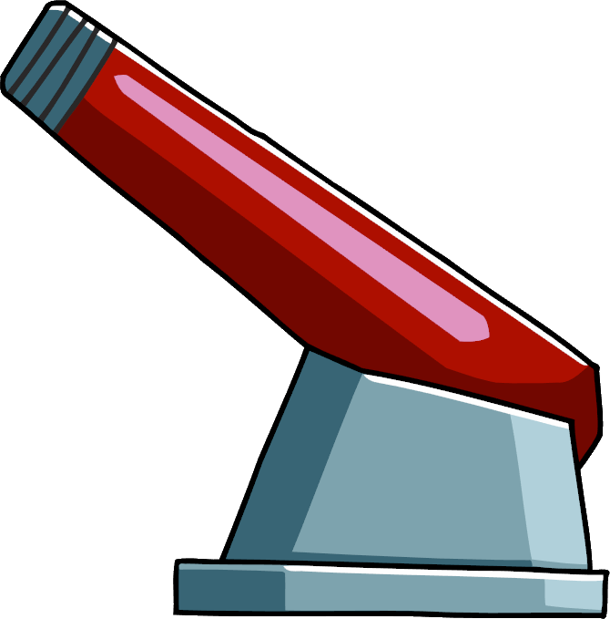 Human Cannon Su - Scribblenauts Cannon (670x679)