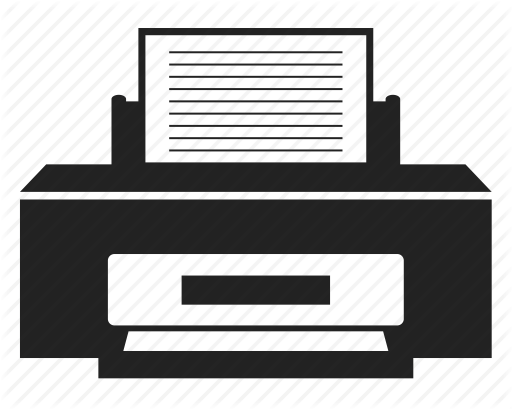 Printing Paper Png - Printer (512x409)