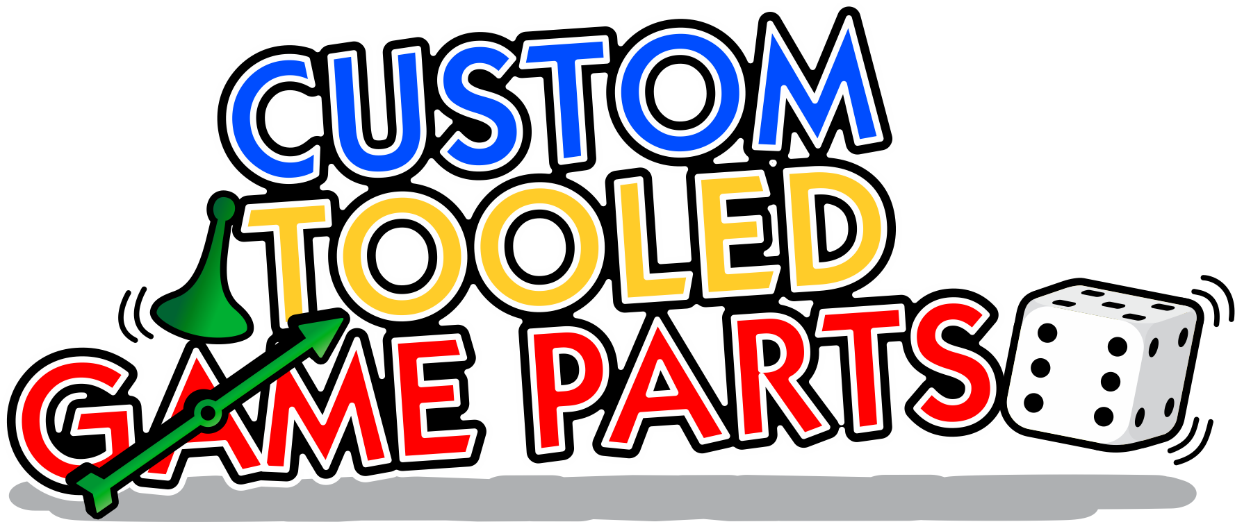 Custom Tooling Game Pieces - Board Game (1777x752)