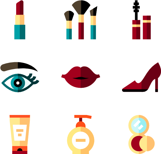 Pretty - Makeup Graphics Png (600x564)