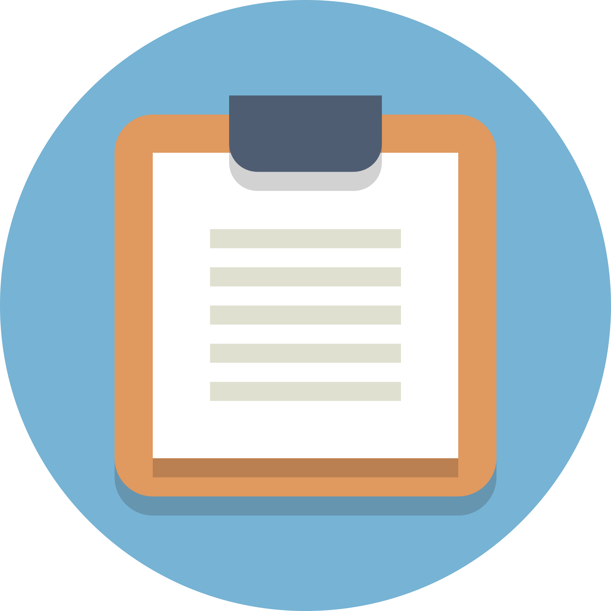 Open - Clipboard Icon Flat (2000x2000)