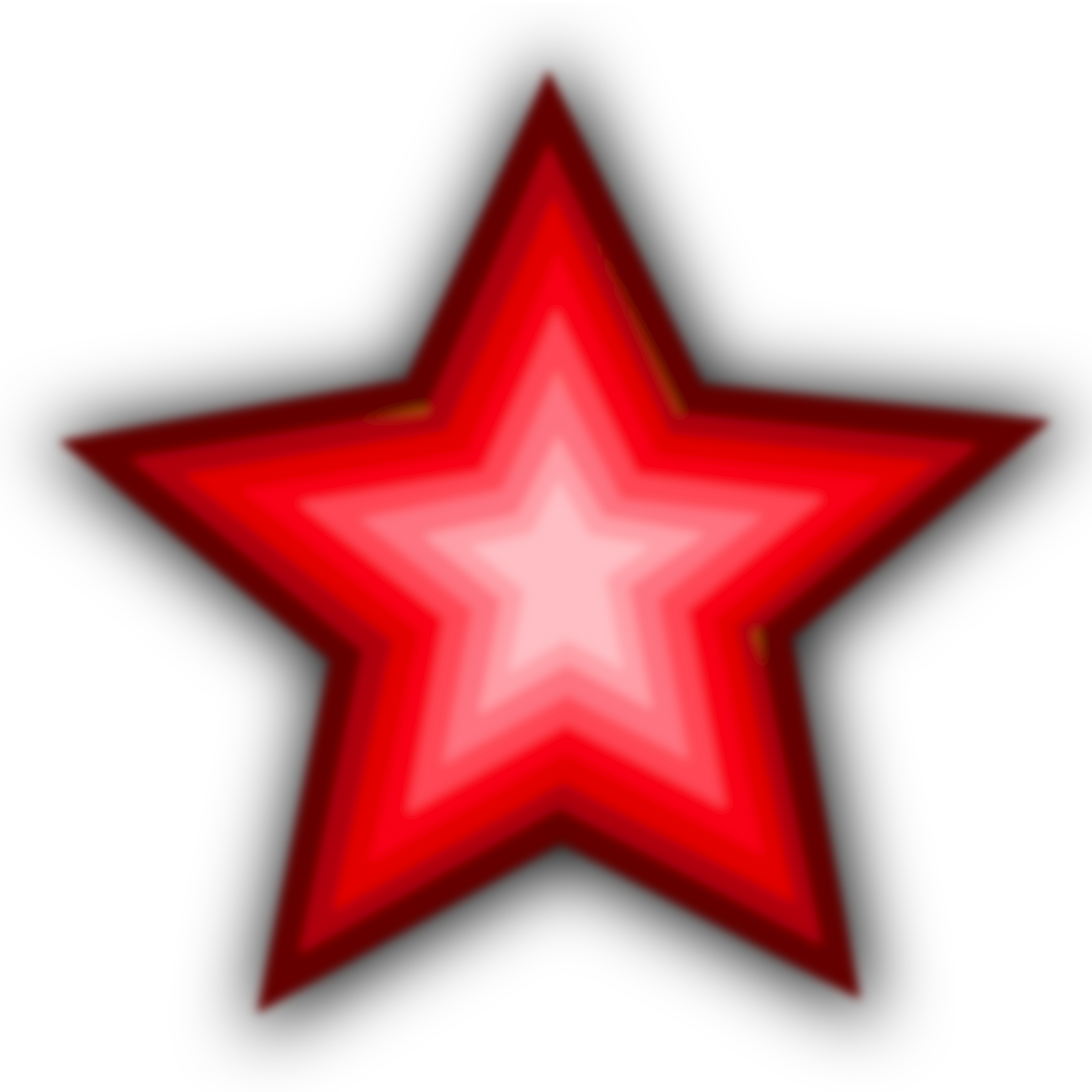 Big Image - Clipart Red Star (2400x2400)