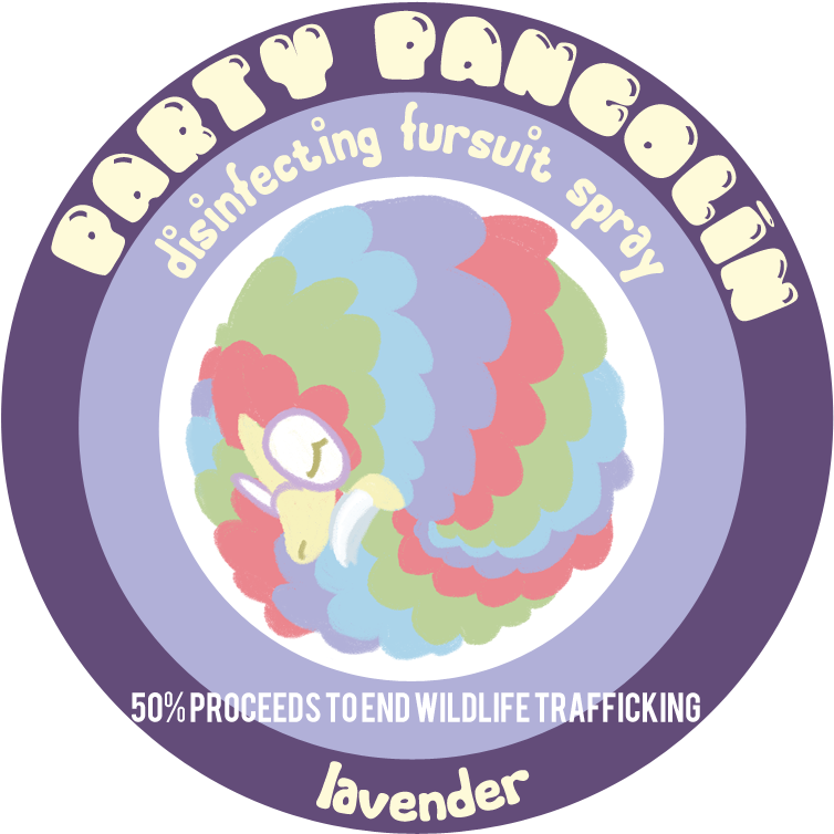 Party Pangolin - Label (837x800)