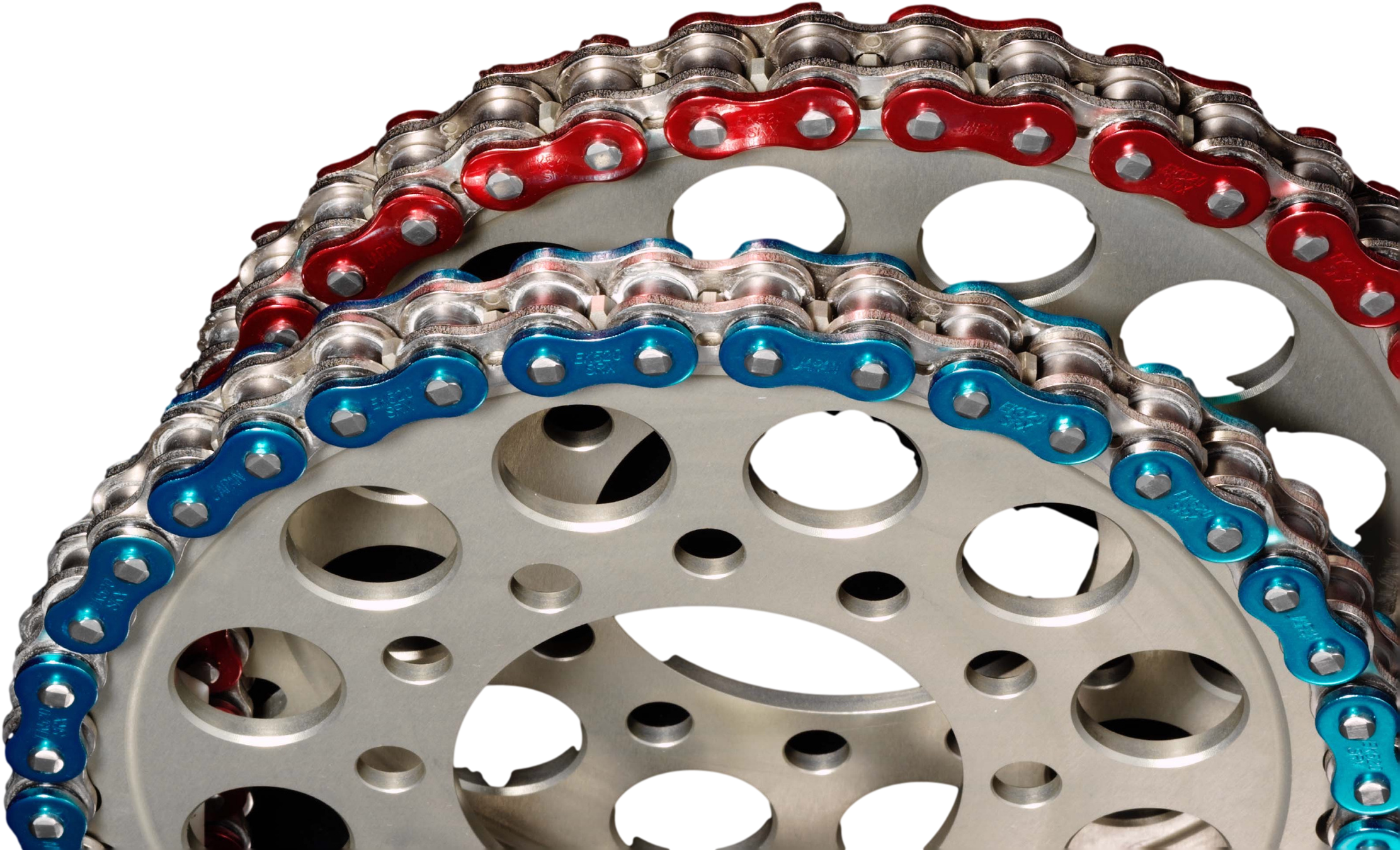 New Metallic 'candy' Color Chains - Colored 428 Chain (2508x1672)