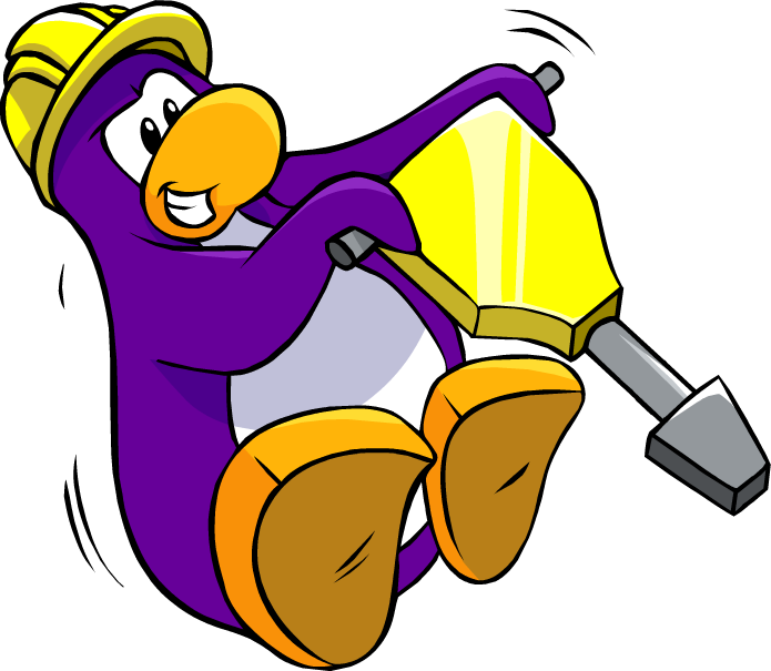 Penguin749 - Penguin Hard Hat (695x605)