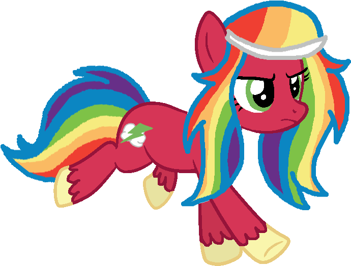 Rainbow Heart - Rainbow (712x564)