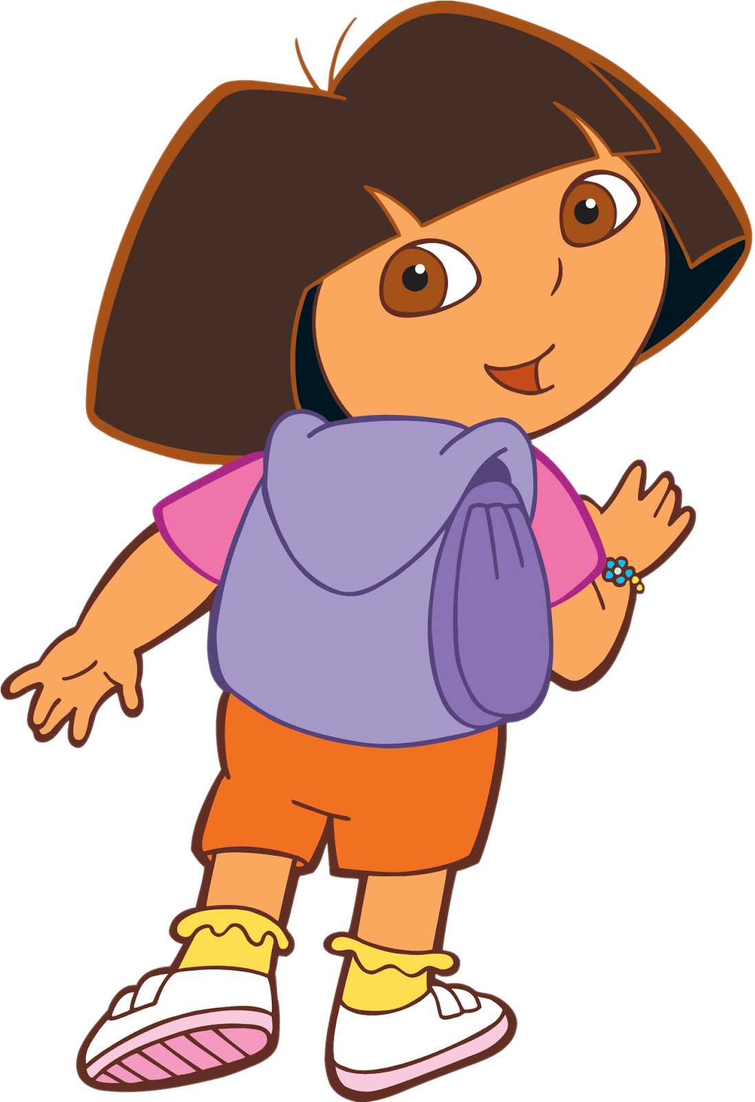 Dora Cartoon - Dora Backpack (1310x1600)