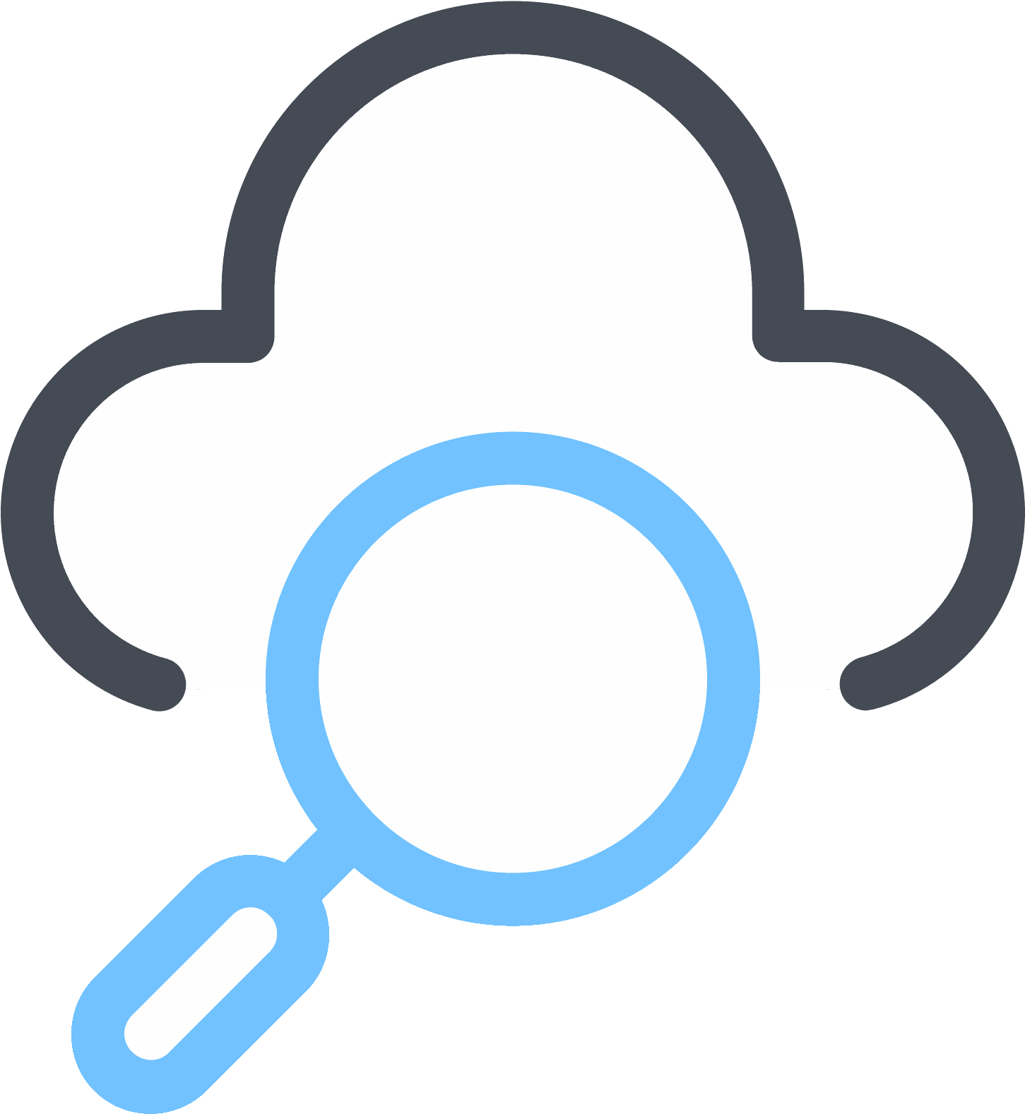 Search In Cloud Icon - Icon (1600x1600)