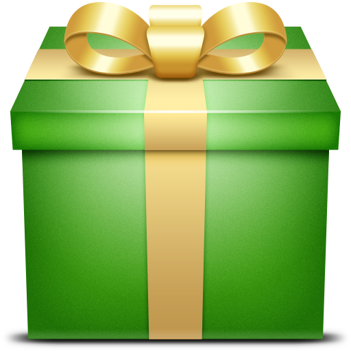 Tablets For Computer Graphics - Green Present Png (512x512)