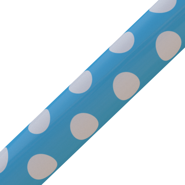 Blue & White Spots - Crutch (600x600)