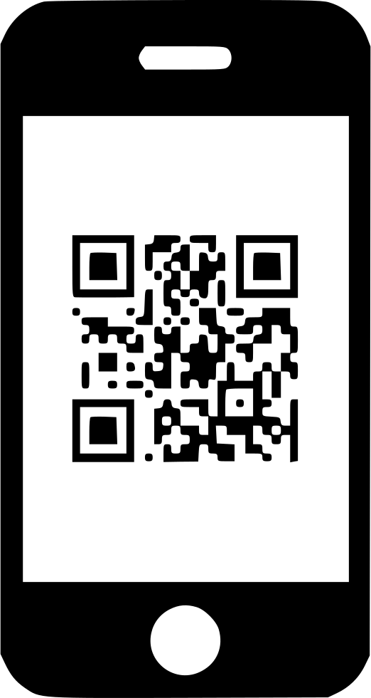 Free Shapes Icons - Mobile Phone Qr Code (522x980)