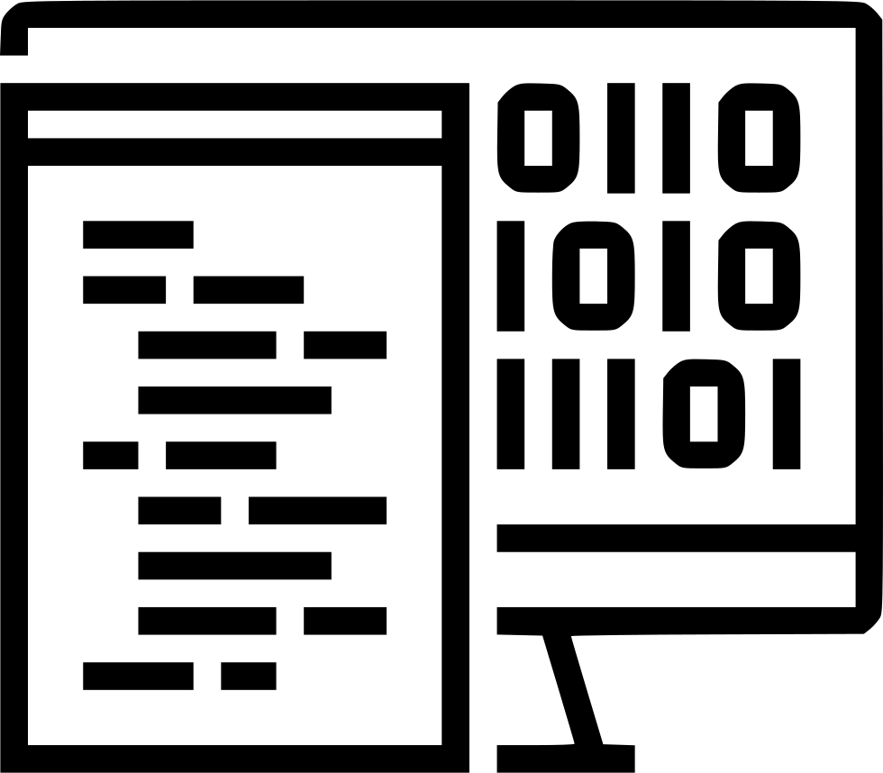 Png File Svg - Binary Code Icon Png (980x858)