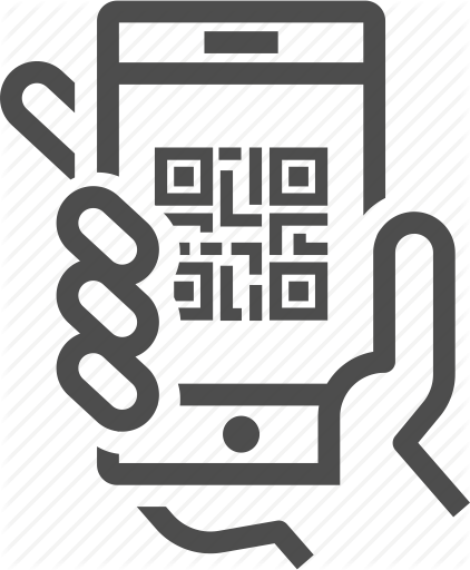 Mobile Phone Qr Code Icon - Qr Code (422x512)