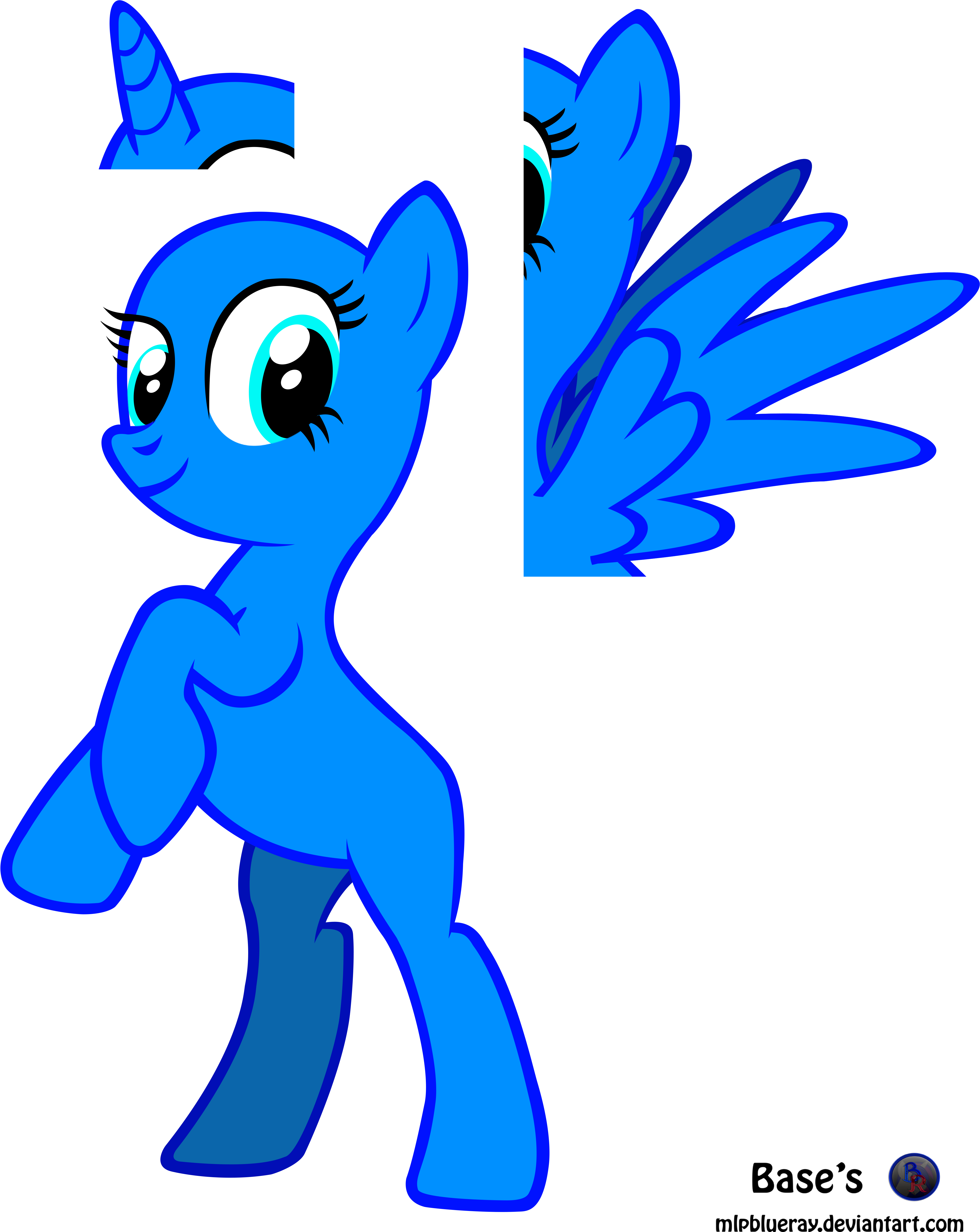 Mlp Vector Base /free2use By Mlpblueray - Pony (5075x6400)