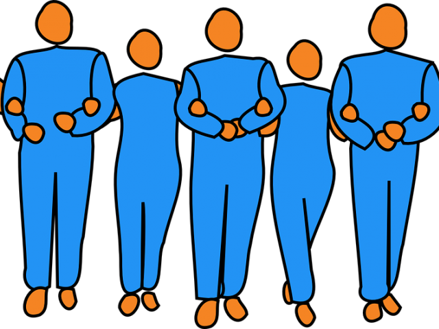 Teamwork Clipart Linked Arm - Interlinked (640x480)