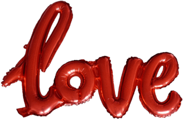 Love Script Balloon - Balloon (480x332)