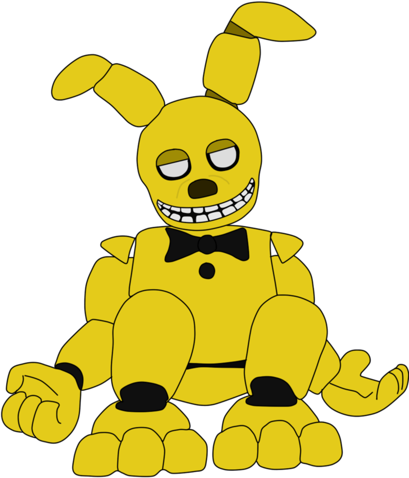 Fnaf 3 Springtrap Drawing (846x945)