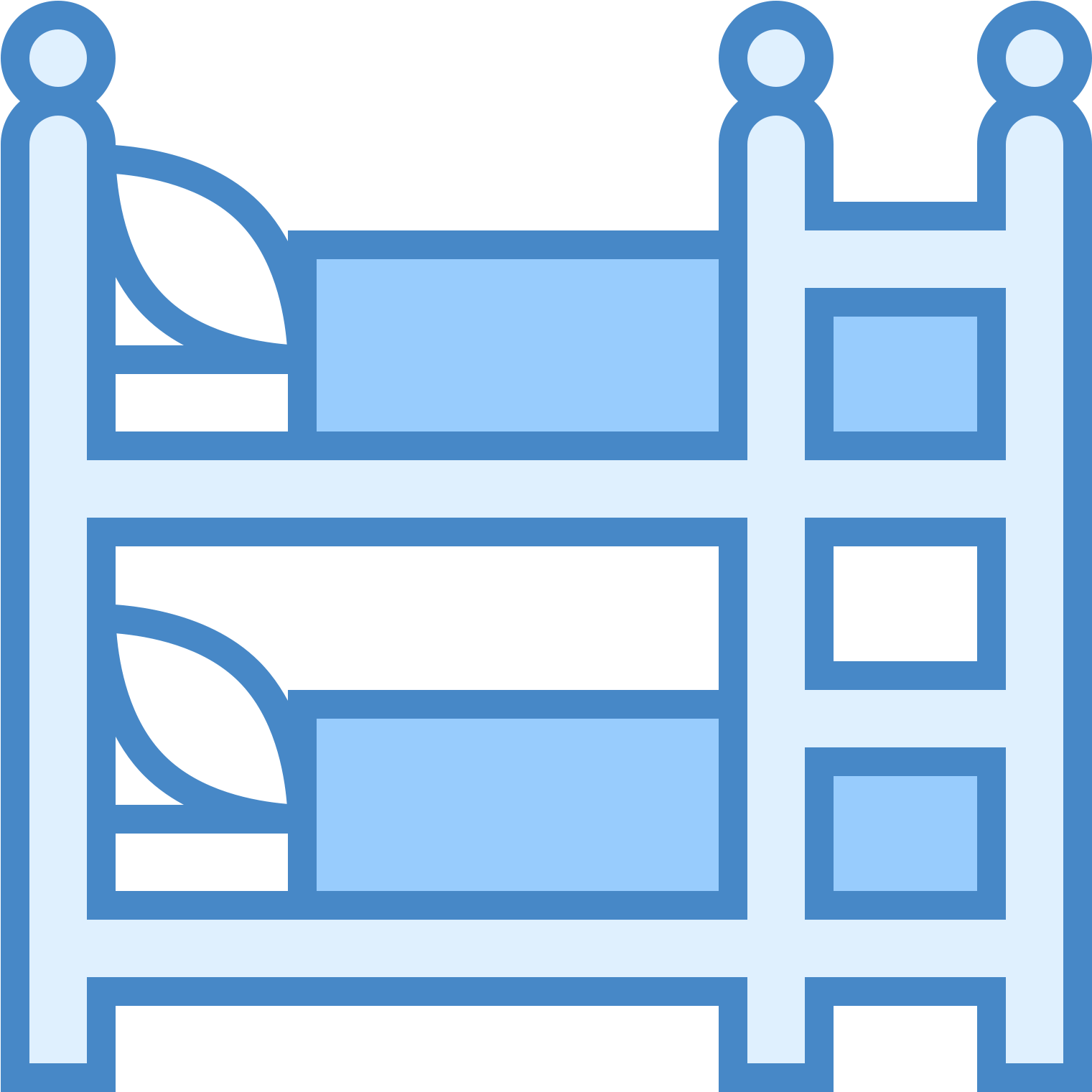 Bed - Clip Art (1600x1600)
