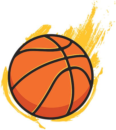 Basketball-fire - Flyer (419x462)