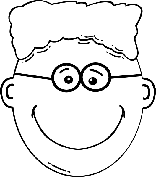 Cartoon Boy Face (528x598)