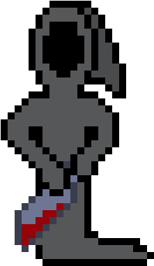 Reaper Pixel Art - Cartoon (300x410)