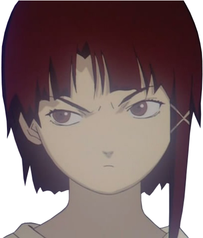 Not So Smug Lain , - Serial Experiments Lain Angry (469x480)