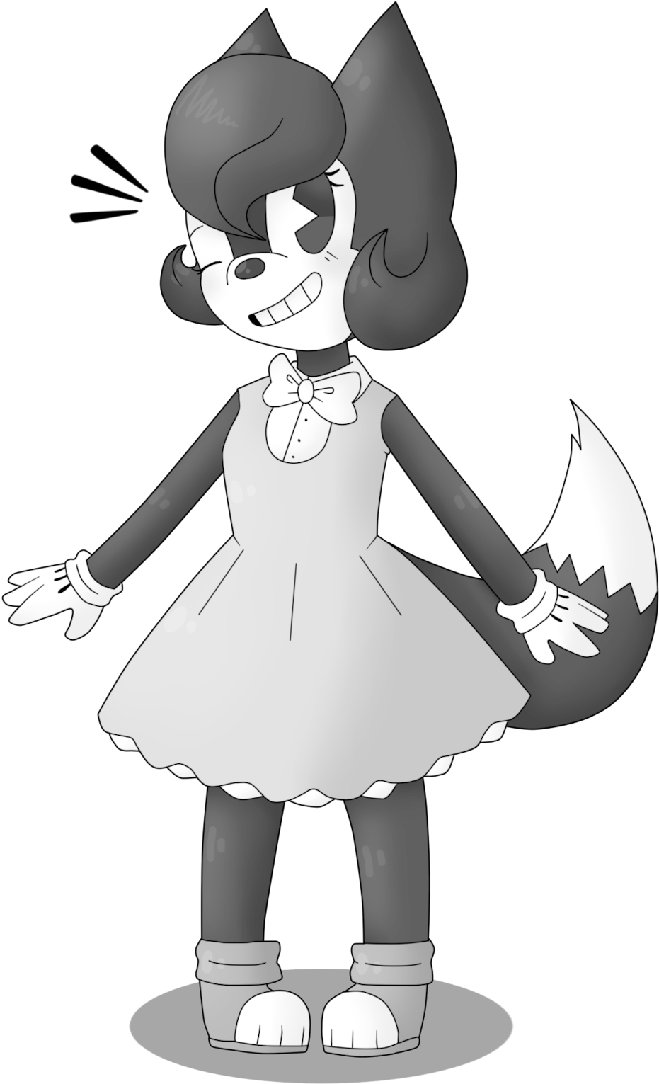 Rosa The Singing Fox By Aikadraws - Singing (1024x1565)