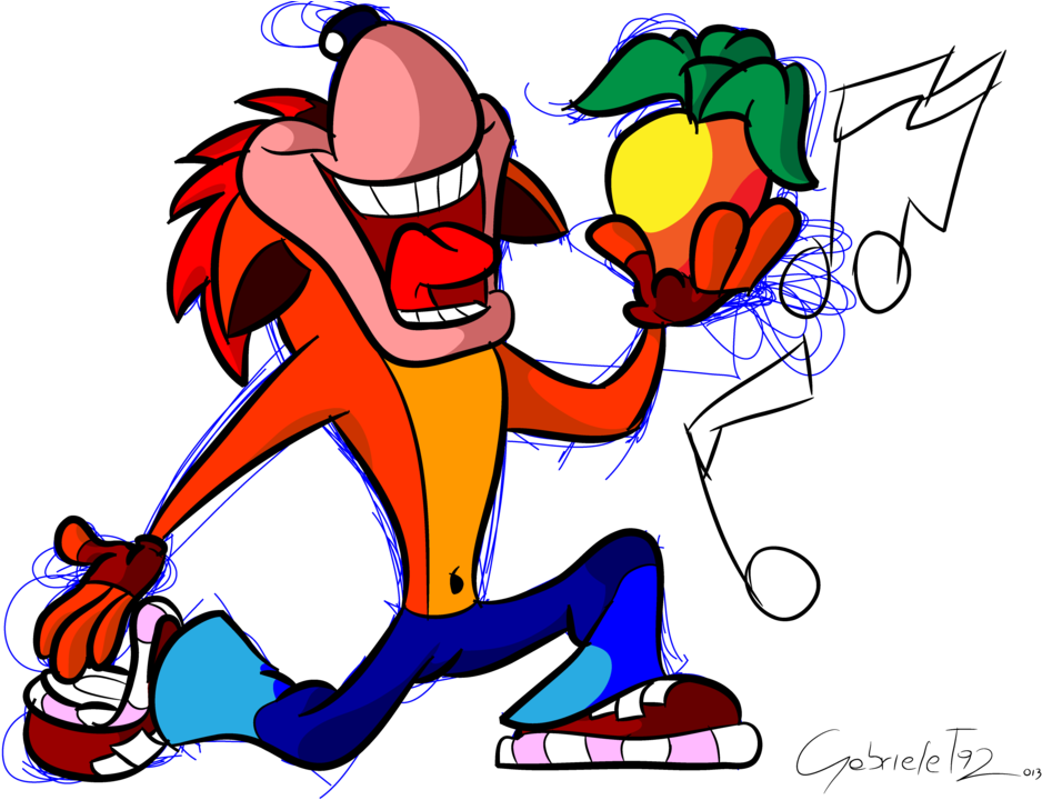 Crash Can't Sing By - Cartoon (1024x768)