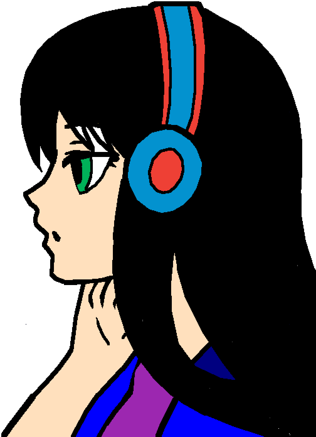 Anime Character - Basic Anime Drawing (1008x1392)