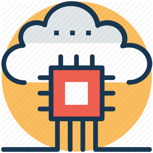 Server Clipart Cloud Software - Cloud Computing (512x512)
