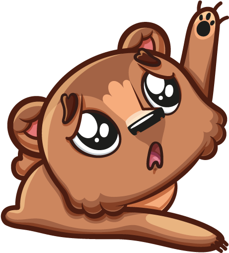 Vk Sticker Brownie - Вк Стикера Про Брауни (512x512)