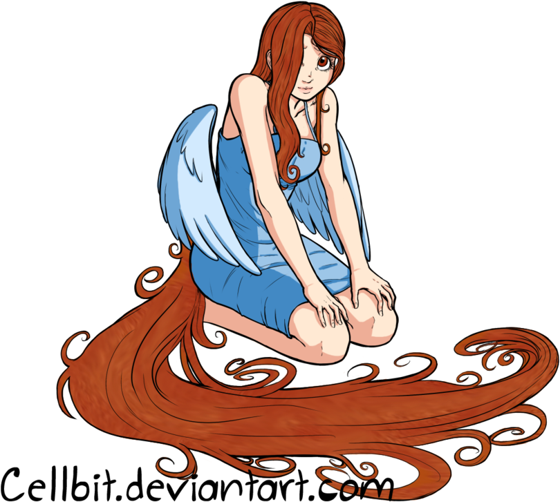 Angel Colored By Cellbit Angel Colored By Cellbit - Cellbit (900x991)