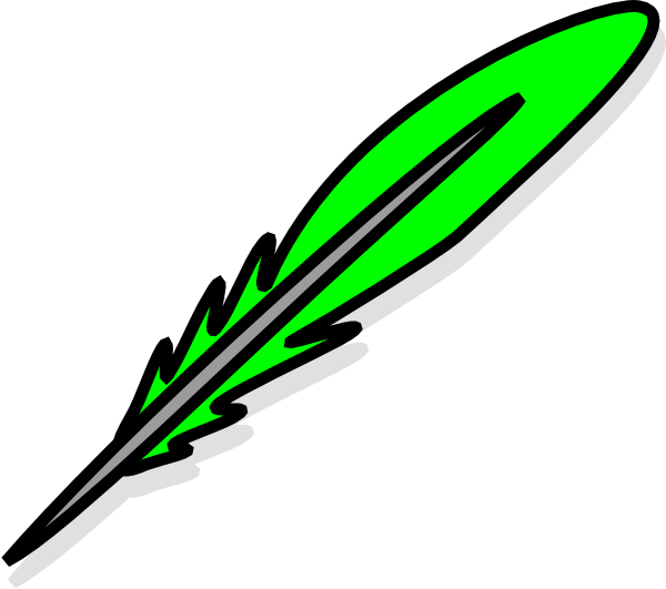 Feather Clip Art (600x531)