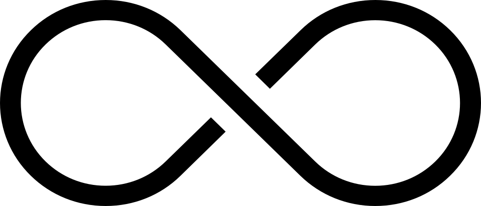 Ios Infinite Outline Comments - Infinity Png (980x420)