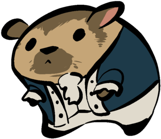 A Dot Ham By Piig - Drawing (400x335)