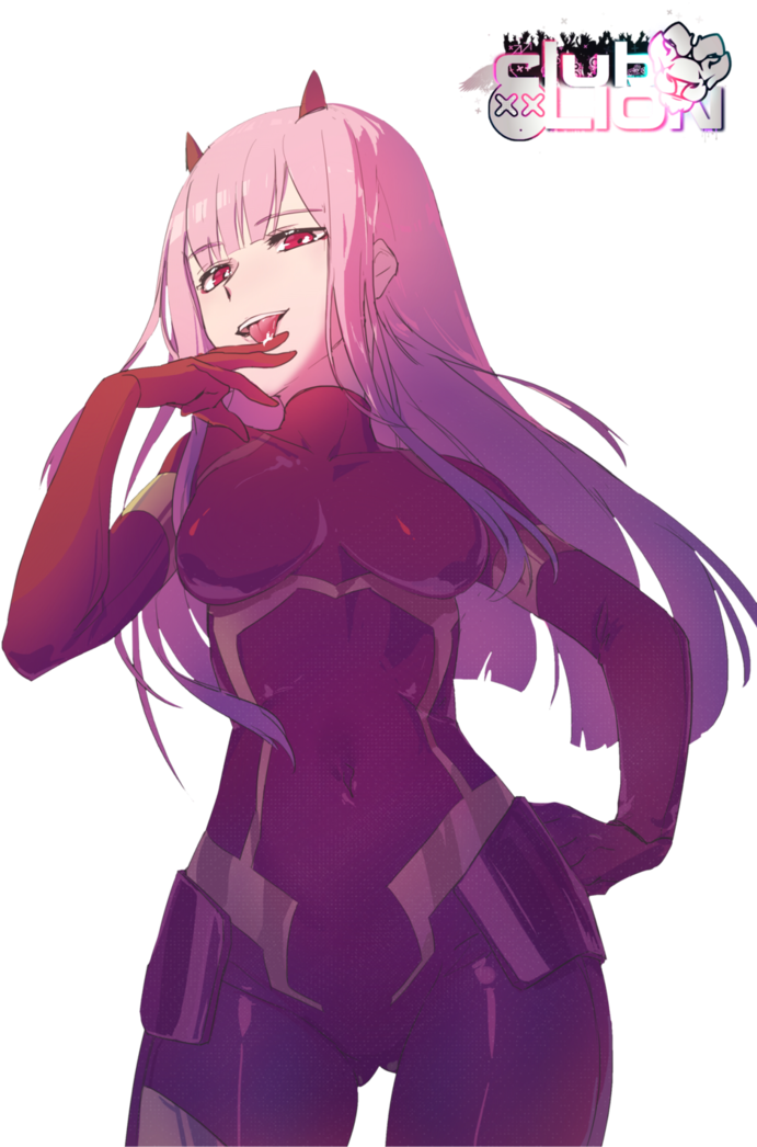 Zero Two Anime Render - Darling In The Franxx Zero Two Render (752x1063)