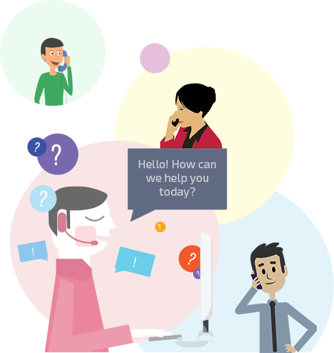 Call Center Graphic - Call Centre (486x514)
