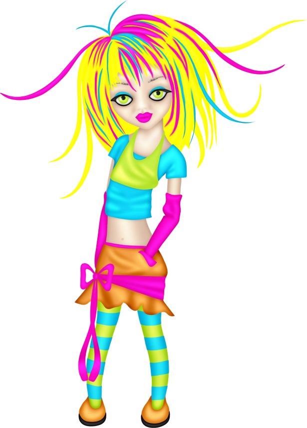 Bonecas * Meninas - Rainbow (615x857)