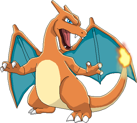 Charizard Artwork 2 - Pokemon Charizard (455x404)