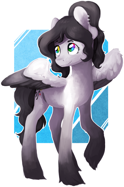 Rainbow Colored By Baldmoose - Cartoon (431x650)