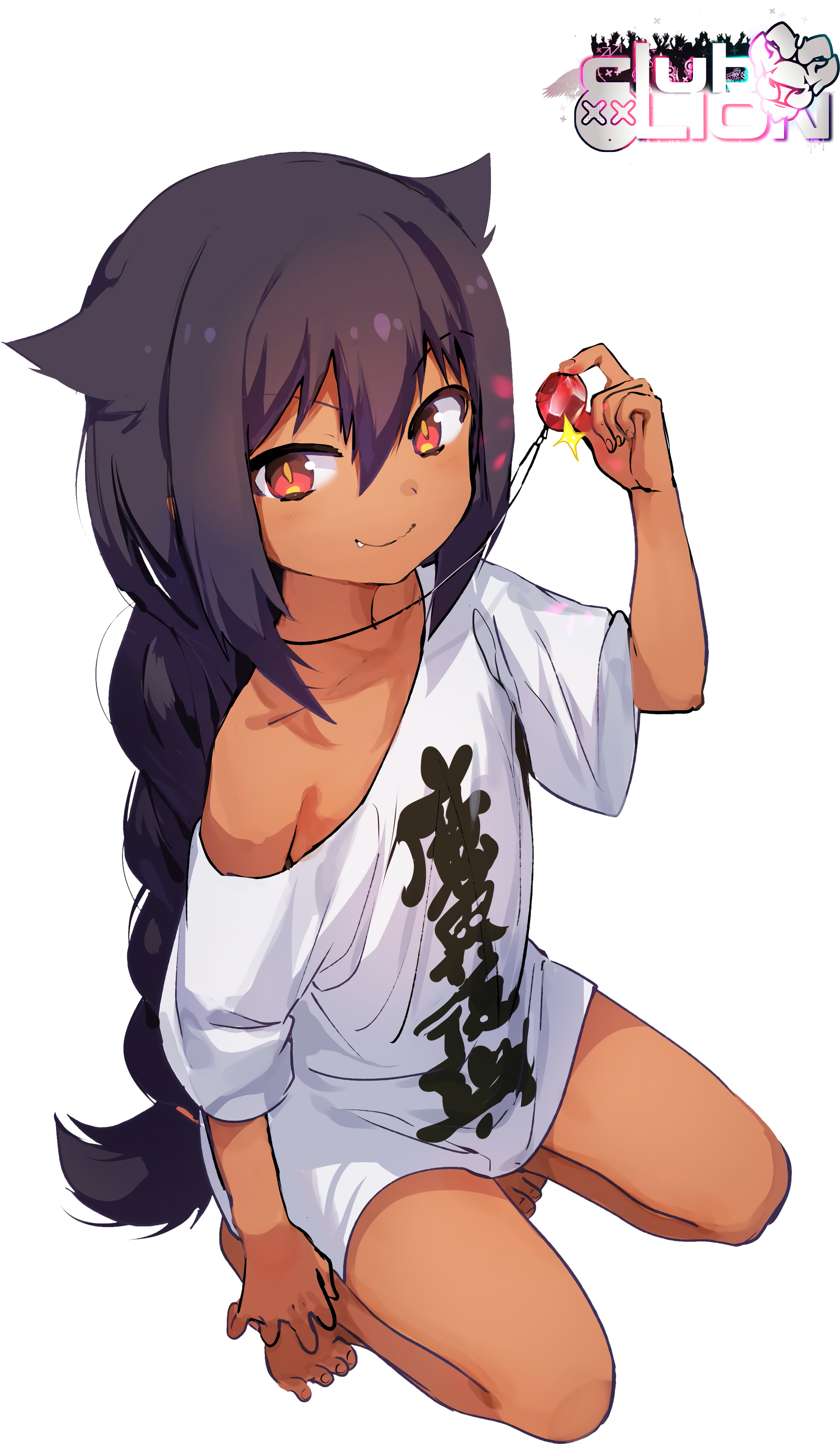 Jahy Anime Render - 쟈히 님 은 굴 하지 않아 (2892x4096)