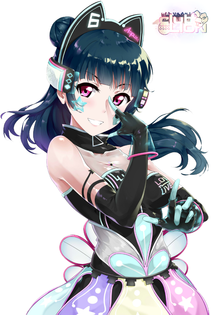 Anime Render - Yohane Fanart (717x1014)